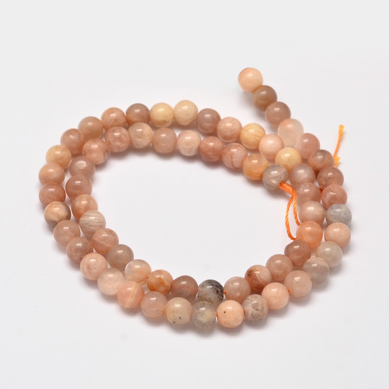 SLUNEČNÍ KÁMEN, kulička, 6mm