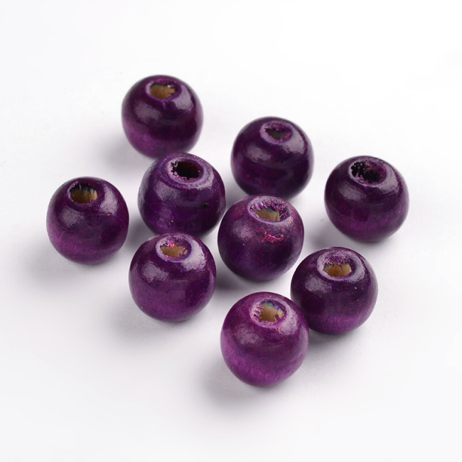 Fialové kuličky, 12mm (10ks)