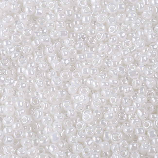Bílý rokajl, 2mm (10g)
