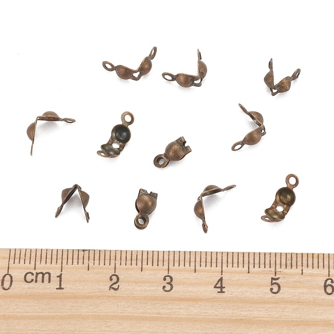 Starobronzová kalota, 7,5x4mm (14ks)