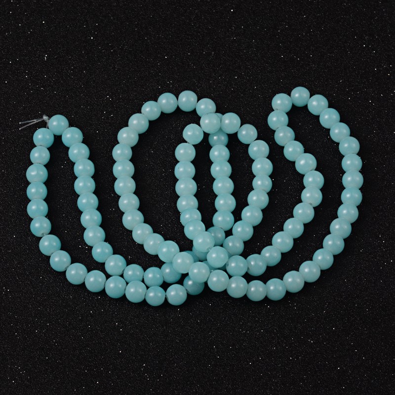 Modré kuličky, 8mm (10ks)
