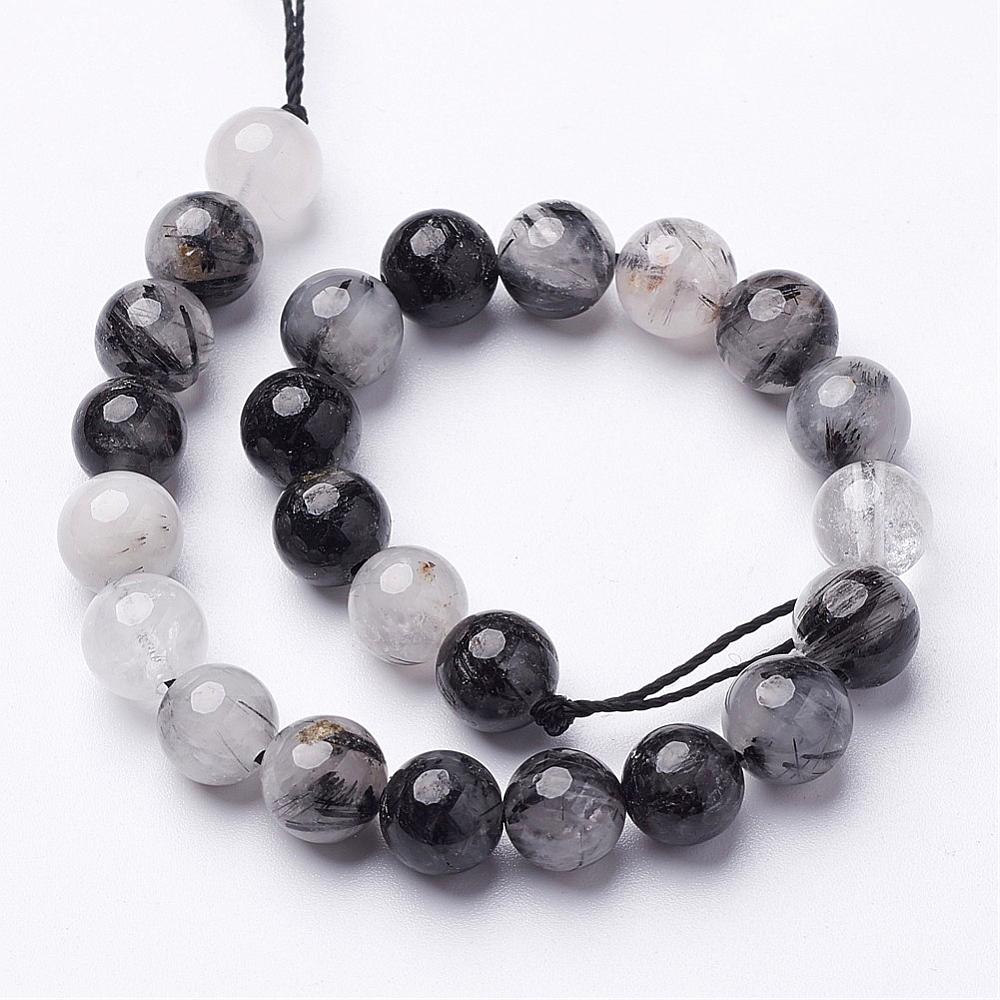 Křemen rutilovaný, kulička, 8mm