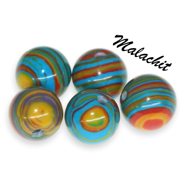 MALACHIT, kulička, 8mm