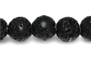 LÁVA, kulička, 8mm (10ks)-dírka 2,5mm