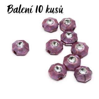 Fialové kolečko, 7mm (10ks)