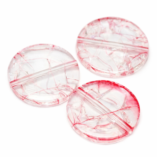 Růžové kolečko - popraskané