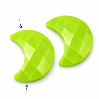 Zelený měsíc, 24x18mm