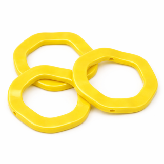 Žluté kolečko, 34x5mm