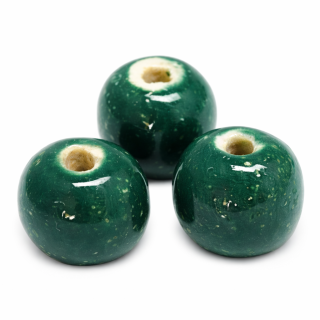 Zelená kulička, 17x15mm