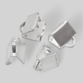 Stříbrná koncovka, zuby, 6x5mm