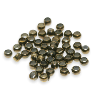 Starobronzový, zamačkávací rokajl, 2mm (1g)