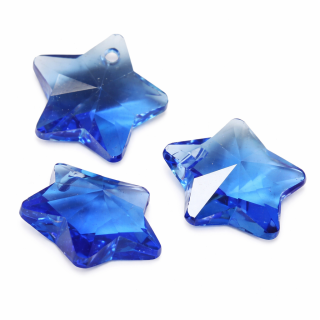 Modrá hvězda, 13x13mm