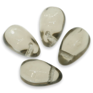 Šedé slzičky, 9x6mm (10ks)