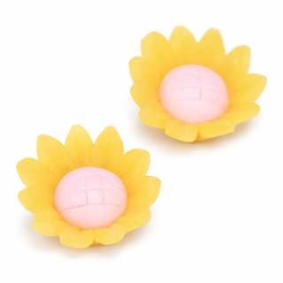 Kytička žlutá, FIMO, 15x7mm