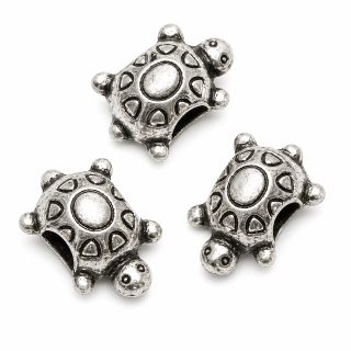 Želvička kovová, 14x9mm