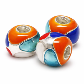 Barevná kulička, kovová (STOP), 12x10mm