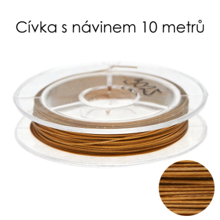 Oranžové lanko, 0,38mm (10m)