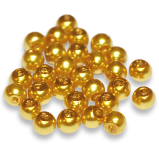 Zlaté kuličky, voskované, 3mm (50ks)