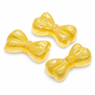 Žlutá mašlička, AB, 18x10x6mm