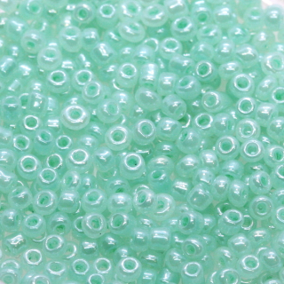 Zelený (mentolový) rokajl, 2mm (10g)