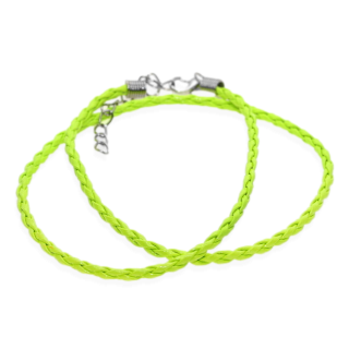 Zelená šňůrka, imitace kůže