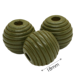 Zelená kulička, 18x17mm