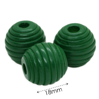 Zelená kulička, 18x17mm