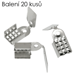 Platinová koncovka, 9x5mm (20ks)
