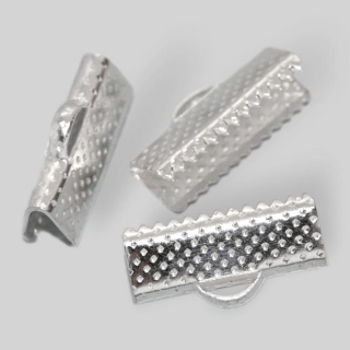 Stříbrná koncovka, 16x7mm