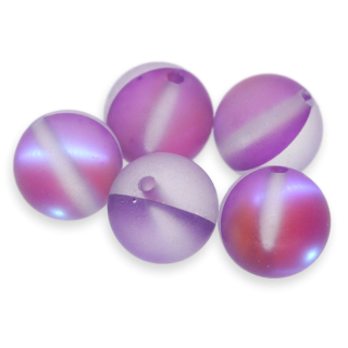MĚSÍČNÍ KÁMEN, syntetický, kulička s AB efektem, 8mm