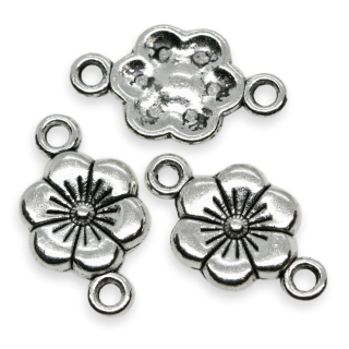 Starostříbrný květ, 18x10mm
