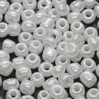 Bílý rokajl, 4mm (10g)