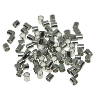 Platina, zamačkávací rokajl, 1,5mm (1g)