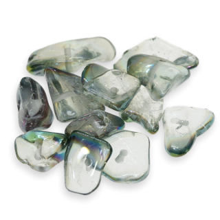 KŘIŠŤÁL s pokovem, zlomky, 23x5mm (10g)