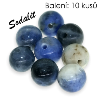 SODALIT, kulička, 6mm (10ks)