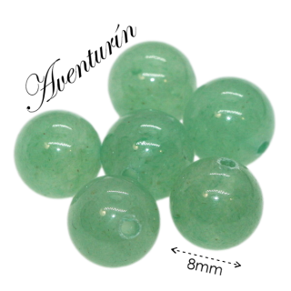 AVENTURÍN, kulička, 8mm