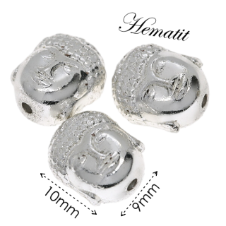 HEMATIT, buddha, 10x9x7mm