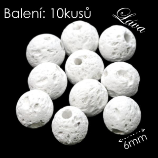 LÁVA, kulička, 6mm (10ks)