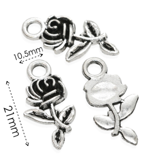 Růže, 21x10,5x2,5mm