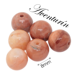 AVENTURÍN, kulička, 8mm