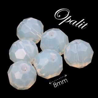 OPALIT, kulička broušená, 8mm
