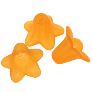 Oranžový zvoneček, 17,5x12mm