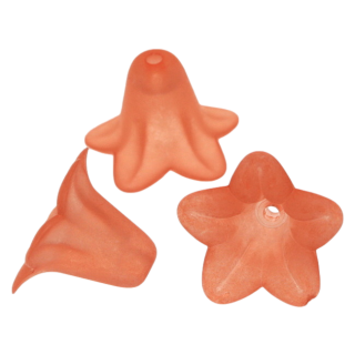 Oranžový zvoneček, 17,5x12mm