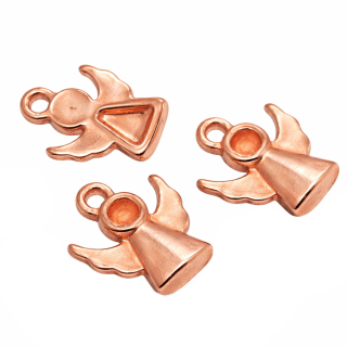 Andělíček-růžové zlato, 12x9x2,5mm