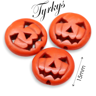 TYRKYS syntetický, dýně, 15x3,5mm