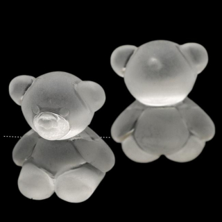 Bílý medvídek, 18x15x11mm