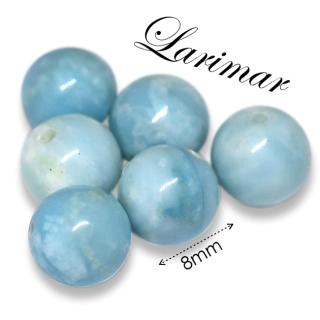 LARIMAR, kulička, 8mm