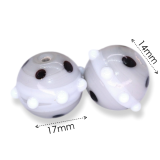 Šedá kulička, 17mm