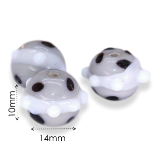 Šedá kulička, 14mm