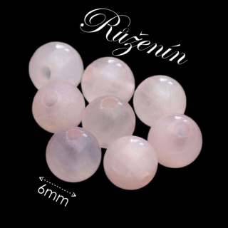 RŮŽENÍN, kulička, 6mm